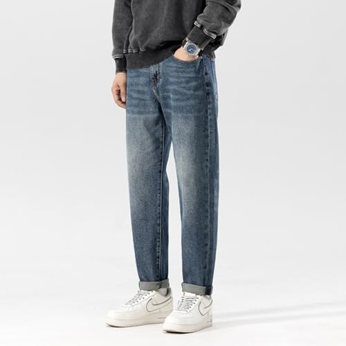 Jeans Pants Trousers Denim Spring and Autumn Loose Micro Harun Men's Classic Stretch3