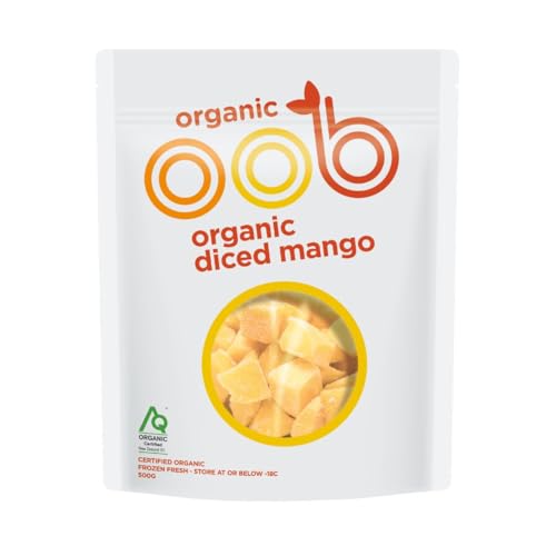 OOB Organic Diced Mango 500g - Frozen