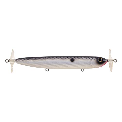 Berkley Spin Bomb Topwater Fishing Lure, MF Shad, 1/2 oz, | 110mm, Spins at Slower Speeds with Maximum Spray, Equipped with Sharp Fusion19 Hook