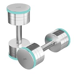 Dripex Haltères en Acier 2,5kg 5kg 10kg 20kg 25kg Haltères Musculation Réglables Ultra Compacts avec Poignée en Mousse pour Homme Femme Sport à Domicile Gym Fitness Aérobic