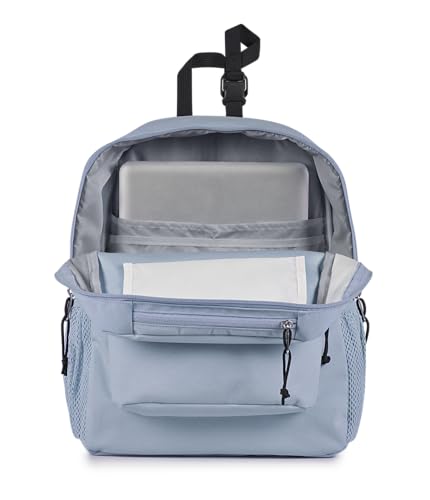 Image of JanSport Central Adaptive Backpack - Wheelchair & Walker Compatible, Tuck-Away Shoulder Straps, Adjustable Backrest Loops & Anchor Straps, Iconic Design, Blue Dusk