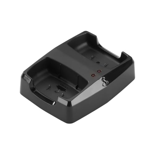 Image of Cobra ACXT 500 Dock Charging Station for 2 Walkie Talkies with UBS Charging Cable - Dual Desktop Portable Charger, Compatible with ACXT545 Model