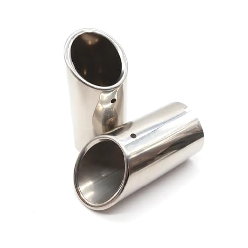 Tubo Escape Coche Silenciador De Tubo Escape Trasero Plateado Para E90 E92 325i 328i (2006-2010 F10 F11 F18 520i 523i 525i 528i)