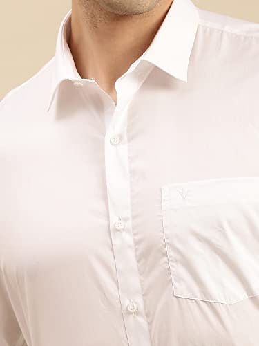 Image of RAMRAJ COTTON Men Full Sleeve Shirt | Prestigious Fit | Elegant Daily Formal Wear