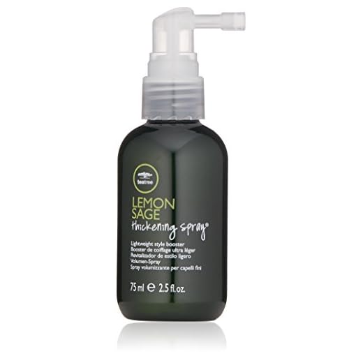 Tea Tree Lemon Sage Thickening Spray, Builds Body + Boosts Volume, For Fine Hair, 2.5 fl. oz.