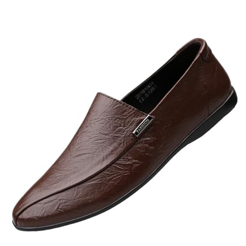 Mens Slip Resistant Loafers Shoes Breathable Slip On Comfortable Driving Style for Casual Events Business Outdoors Wedding