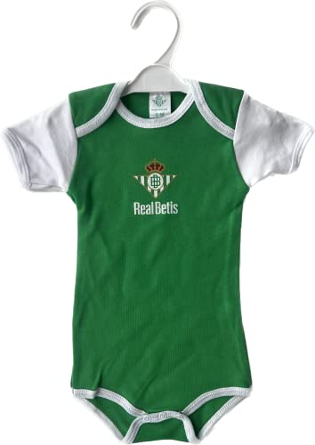 Real Betis | Pelele Verde Escudo | Unisex | Talla 18.