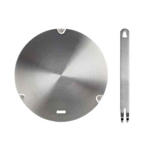 QIEIEI Stainless Steel Induction Plate Efficient Heat Distributor Plate Heat Diffuser Plate Suitable for Electric Cooktops