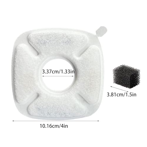 Fuente para beber gatos filtro repuesto juego 1 miniatura 6