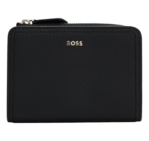 BOSS Carteira feminina Lenah pequena 10273866 01, Preto, One Size, Moderno