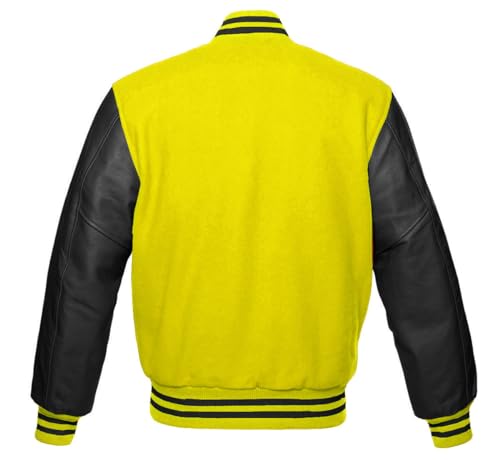 Men's Varsity Jacket Baseball Letterman Wool and Leather Best Premium Quality Basketball Jackets2