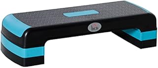 HOMCOM Aerobic Step, 10cm, 15cm & 20cm Height Adjustable Steppers for Exercise Workout, Nonslip Step Board Great for Home & Office
