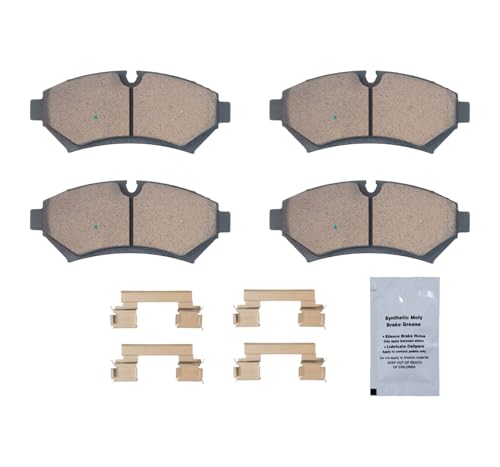 Image of HUSCH D753 Front Ceramic Brake Pads Kit Fit For Cadillac Seville 1998-2002