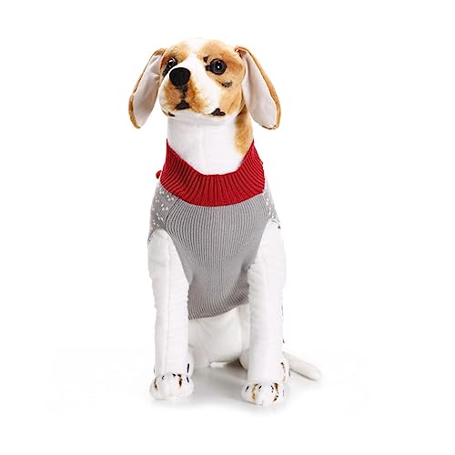 Pull chaud pour chien POPETPOP costume de Noël taille L