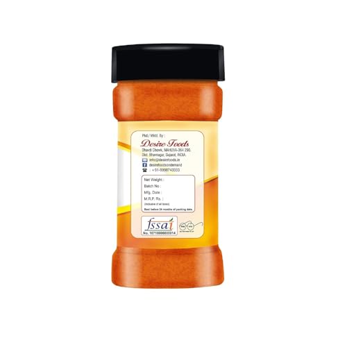 Image of Desire Cheddar Cheese Powder, Cheese Popcorn Seasoning Powder, Peri Peri Masala (Seasoning Combo) 100g Each
