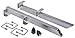 JEGS Universal Leaf Spring Traction Bars | Gray Powder Coat Finish | 1 Pair Per Package | Rubber Snubbers | Includes Mounting Hardware | 14-Gauge Heavy Wall Steel Tubing Construction