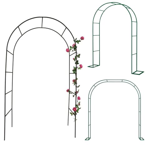 Arche de jardin horticole stable avec bases pour sol meuble ou terrasse
