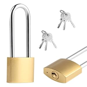 Hexinyigjly 146 Long Shackle Padlock
