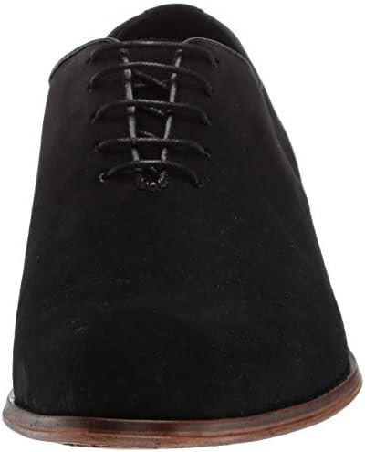 Marc Joseph New York Men's Genuine Leather Gold Collection Dress Oxford, Black Kid Suede, 7 M US | Image 1