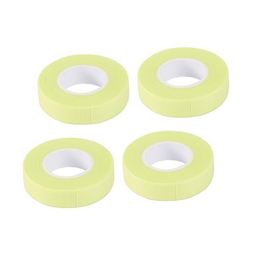 FRCOLOR 4 Rolls Eyelash Tapes for Grafting and Isolation Breathable Non Woven for Eyelash Extension Application Durable Adhesion Easy to Tear and