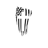 American Flag and Cross NOK Decal Vinyl Sticker |Cars Trucks Vans Walls Laptop|Black|5.5 x 3.25...