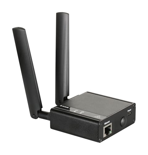 D-Link DWM-311 Modem VPN M2M 4G LTE Cat.4, Conception Industrielle, Gigabit Ethernet, OpenVPN, Antennes SMA, Large Plage de température, pour parkings,...