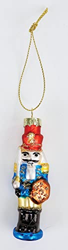 Lillian Vernon Glass Nutcracker Christmas Ornaments - Set Of 6, 6 Designs, Hand Blown, Mini Tree Decorations, Festive Home Decor, #TOP6