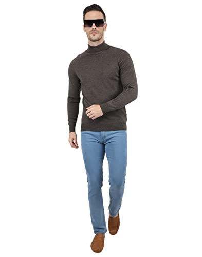 Image of Monte Carlo Men Wool High Neck Pullover Sweater