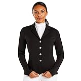 Harry Hall Horse Riding Show Jacket for Women, Ladies Elegant Equestrian Jackets - Black - M