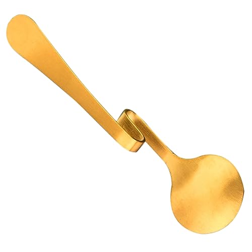 Ciieeo Wide Range Use Stainless Steel Spoon Jam Spoons Hooks for Marmalade Honey Beverages