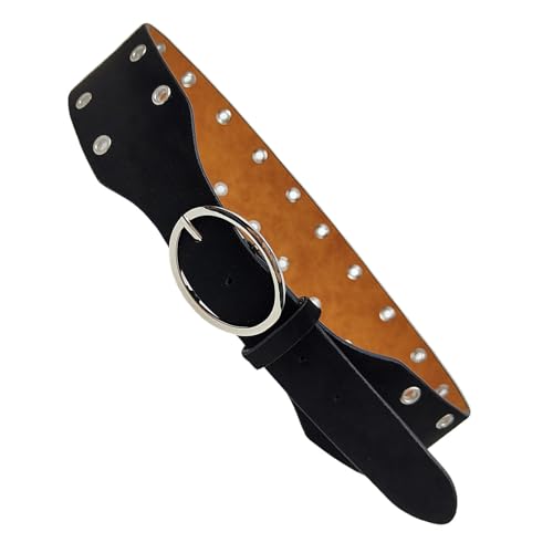 Rivet Studded Corset Adjustable Waistband Pants Belt Women Men Cincher Cool Waistband Punk Waist Belt Waist Accessory4