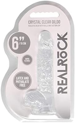 Shots - RealRock 6´´ / 15 cm Realistic Dildo With Balls - Transparent 175 ml