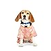 Petco Brand - YOULY Pink/Orange Tiedye Dog Pajama, Small