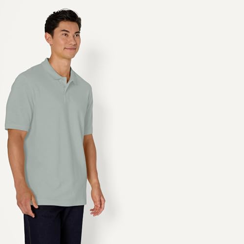 Image of Amazon Essentials Men's Regular-Fit Short Sleeve Cotton Pique Polo Shirt (Available in Big & Tall)