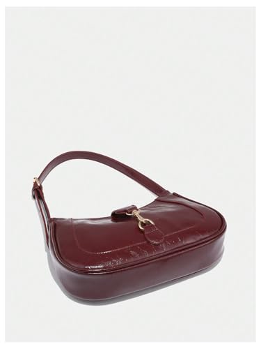 RoseSeek Retro Zipper Shoulder Bag