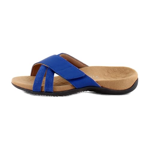 Image of Vionic Women's Rest Zarie Slide Sandals- Supportive Sandals and Indoor /Outdoor Slip Ons That Includes an Orthotic Insole and Cushioned Outsole for Arch Support, Sizes 5-12