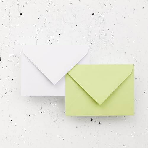 Clairefontaine 5430C Pack of 20 Gummed Envelopes Format 7.5x10cm 120g/m², White, Invitation Events and Correspondence - Image 3