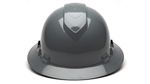 Image of Pyramex Ridgeline Full Brim Hard Hat 4 Point Ratchet Vented