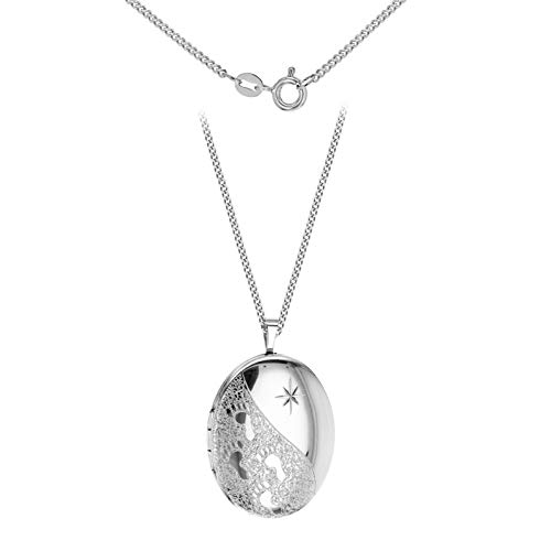 Fine necklace Tuscany Silver argent femme, le cadeau idéal de 46 centimètres