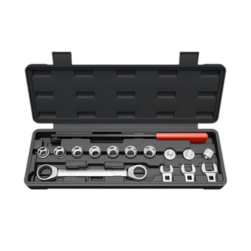 gifyym Herramienta tensora de correa serpentina | Suministros de mantenimiento de automóviles, llave de polea tensora de coche | para mecánicos profesionales, talleres de reparación de flotas en el