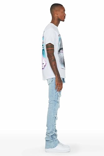 Men's Petrus Super Stacked Flare Jean3