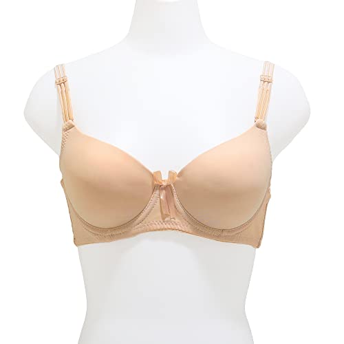 Angelina Teens Wired, Push-Up Padded A Cup Bras with Convertible or Adjustable Straps (6-Pack)2