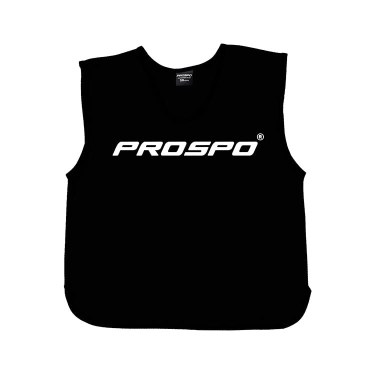 Prospo Training Bibs [5 Pack] - Pro Football Training Vests - 16 Colours & 4 Sizes | Multi-Sport Bibs | Kids/Adult Bib | Football Bibs | Training Equipment