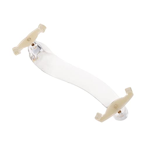 Vaguelly 1Pc Portable Acrylic Violin Shoulder Rest Lightweight Supporter for String Instruments Easy to Clean for Home Classroom and Stage Use Compact Design for Musicians