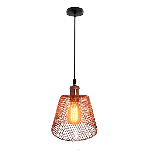 Lampe de suspension américaine solution contre les pièces sombres en fer art