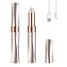 Eyebrow Hair Remover Rechargeable Ebeau Portable Painless Electric Eyebrow Trimmer Removal Eyebrow Razor Tool for Women(Champagne Gold)