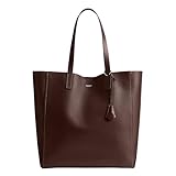 Coach Broadway Tote in Natural Full-Grain Leather, Maple