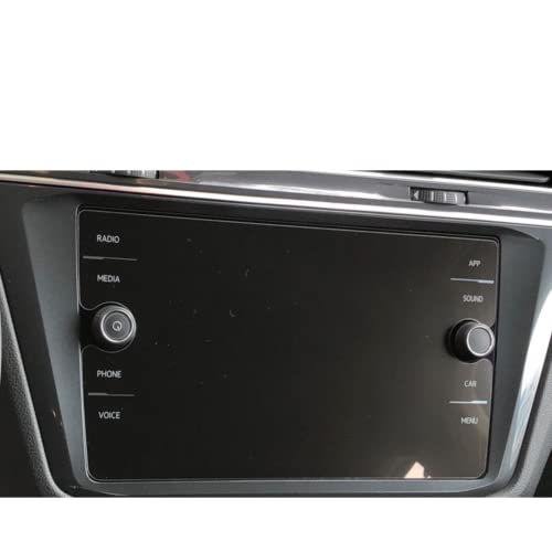 Film de protection en verre trempé 9H pour écran tactile LCD Volkswagen Tiguan 2021 2022 8 pouces