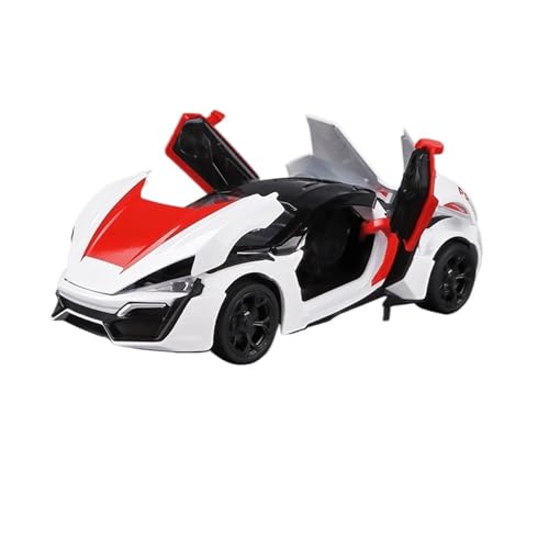 NNYIMJ For El Modelo De Superdeportivo Lykan Hypersport 1/32 Modelo De Coche De Aleación Juguete Adornos For Coche Simulación Modelo De Coche De Aleación Colección