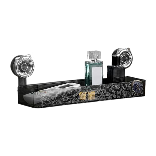 Rrlihjgu Estantería de baño con Ventosa, Organizador de baño Antideslizante, Organizador de Ducha Multifuncional con Soporte de jabón para baño, Cocina y salón